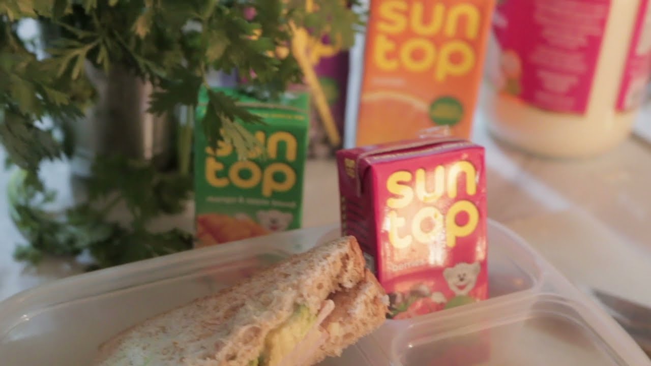 A berry good chicken-salad sandwich with Suntop. 