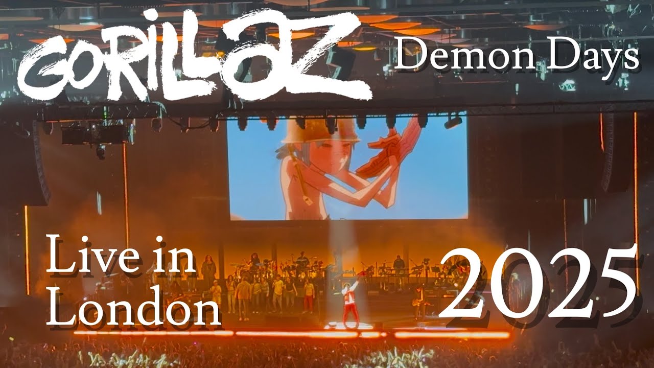 Gorillaz - Demon Days Live in London 2025 - Full Concert with Band