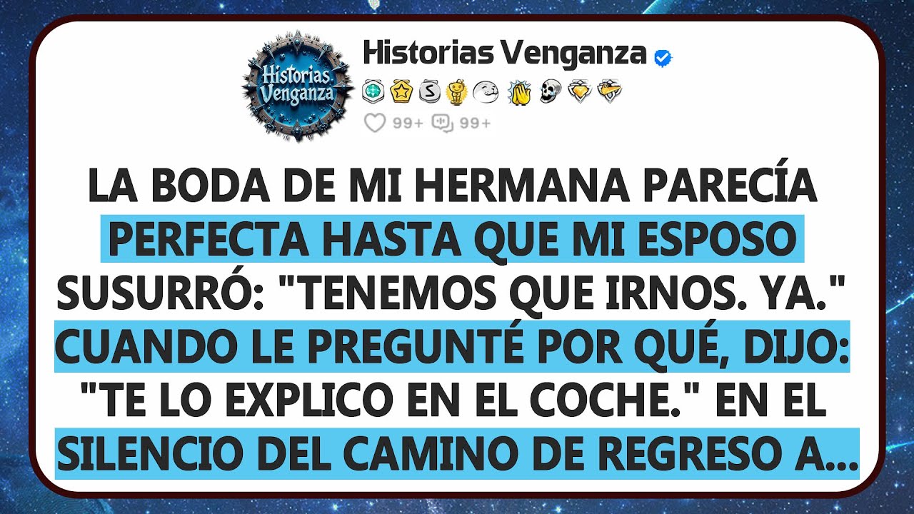 La Boda De Mi Hermana Era Perfecta Hasta Que Mi Esposo Susurró Que Debíamos Irnos. Le Pregunté Por..
