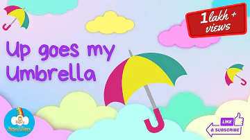 Up goes my umbrella | Umbrella song | More Nursery Rhymes & Kids Songs |Funny Story for Kindergarten