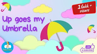 Video thumbnail of "Up goes my umbrella | Umbrella song | More Nursery Rhymes & Kids Songs |Funny Story for Kindergarten"