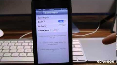 CarrerPigeon Change the Text of Your Carrier Cydia Tweak Review
