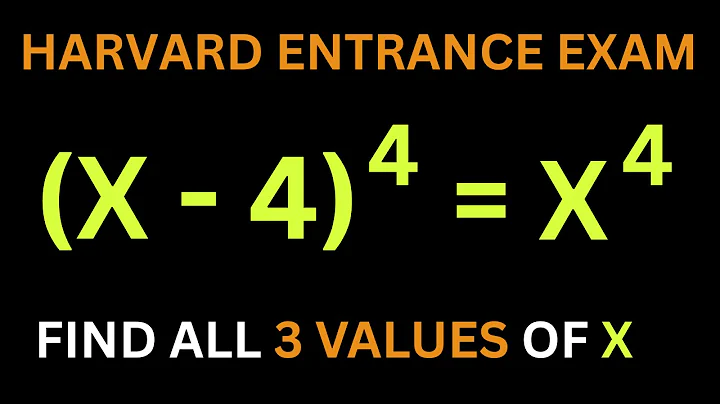 A Nice Algebra Equation | X=?