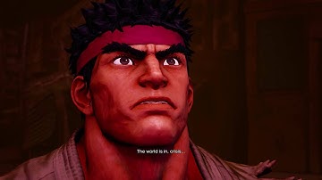 Street Fighter V 100% Walkthrough No Commentary Story Mode (Act 1 Disaster)