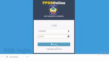Tutorial PPDB Online SMP Negeri 2 Gempol Tahun 2020/2021