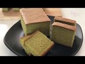 Green Tea Honey Cake/ Castella Cake 绿茶蜂蜜蛋糕