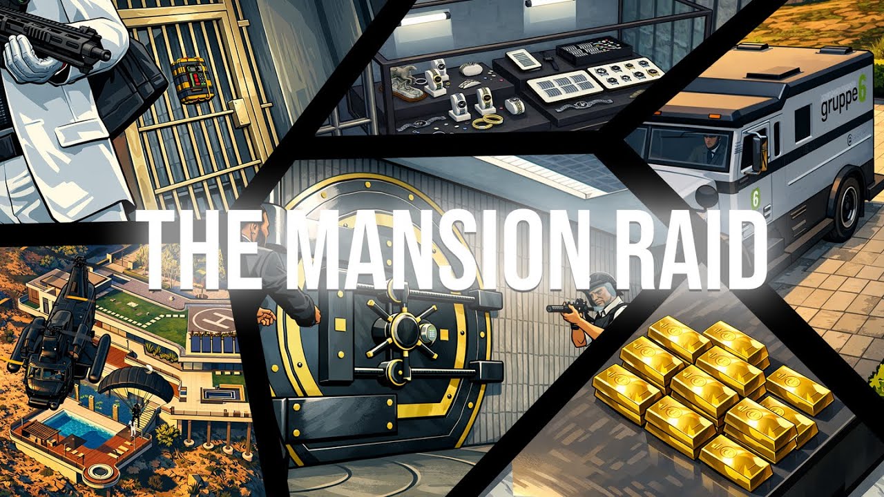 GTA Offline: The Mansion Raid Heist Trailer 1 (Out Now)