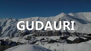 Gudauri - Aerial Drone Footage 4k