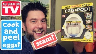 🥚 Egg Pod review - take 1: cook and peel your eggs in minutes As seen on TV  Eggpod [113]