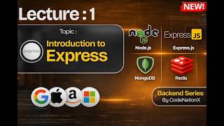 Express.js Complete Introduction 🔥 Day 1 | REST API, Middleware, Routes, req res Explained