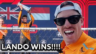 I saw Lando Norris’s FIRST F1 victory at the 2024 Miami Grand Prix!!
