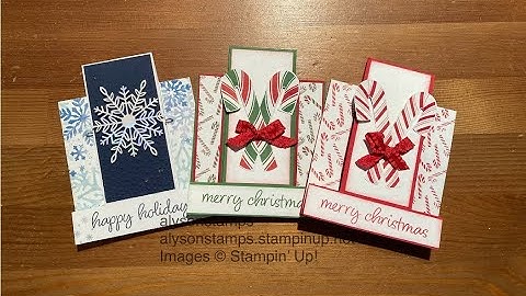 Centre Step Fold Card Stamping Tutorial Technique Tuesday