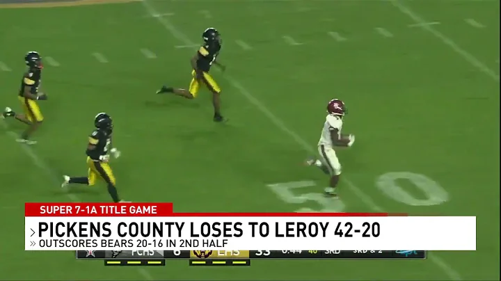 Turnovers doom Pickens County as Leroy claims 1A s...