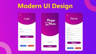 App UI Design in Adobe XD | Prototype and Auto-animate in Adobe XD(2021)