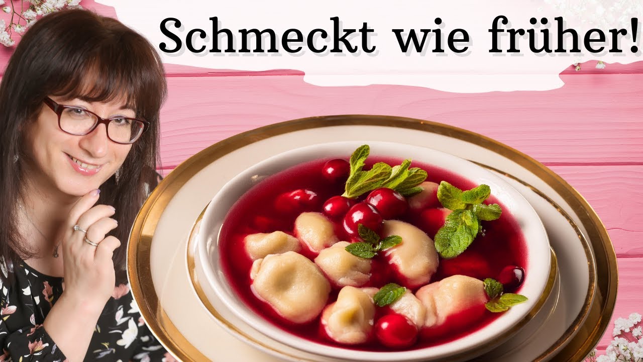 Zurück in die Kindheit: Kirschsuppe mit Mehlklößen wie bei Oma aus der DDR