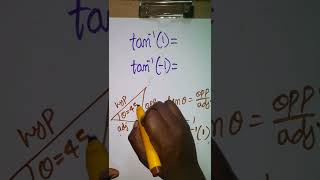 tan inverse of 1 value @physicsmanibalan