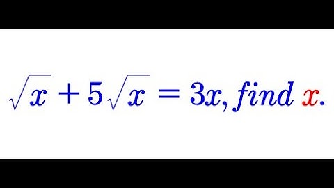 Amazing trick for finding all the solutions of this radical equation