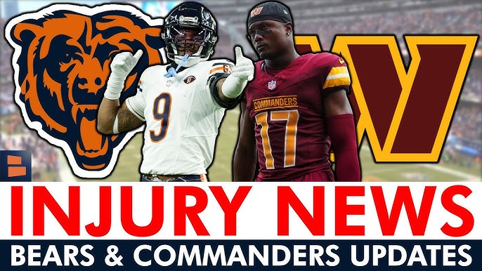 HUGE Chicago Bears & Washington Commanders Injury Updates Ft. Jaquan  Brisker, Terry McLaurin + MORE