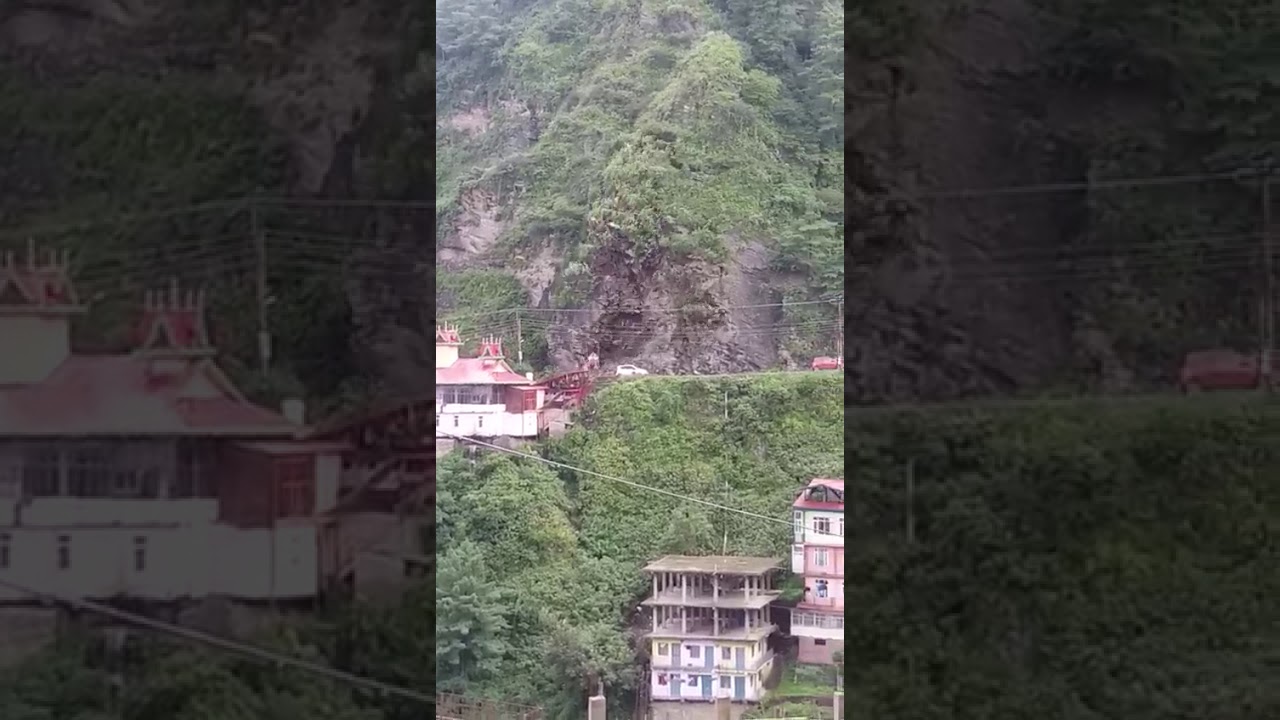 Massive Landslide: Many cars and other vehicles buried in the ditch under the mountains in Shimla