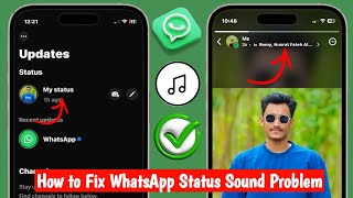 How to Fix WhatsApp Status Sound Problem on iPhone | Fix WhatsApp Status No Sound