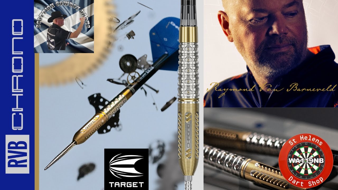 TARGET RAYMOND VAN BARNEVELD CHRONO 95% 23G SP STEEL TIP DARTS