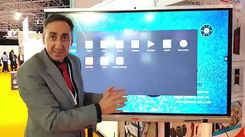 JCVISION ISE Amsterdam Exhibition | JCHUB / JCTOUCH  IFPD (Interactive Flat Panel Display)Demo