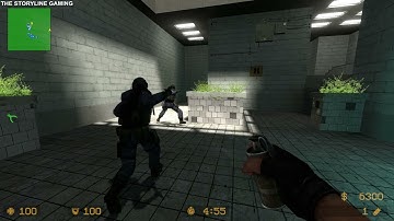 Counter Strike : Source - Rushhour - Gameplay "CT Forces" (with bots) No Commentary
