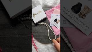 Împachetarea unui colier din perle naturale 🥰🤩#coliere #bijuterii #handmade