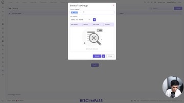 Create Tax Groups for Assets & Items | Bizcompass Tax Group Setup