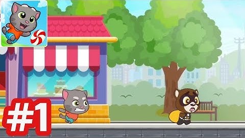 Talking Tom Candy Run - Gameplay Walkthrough - Part 1 Unlock Angela, Shop 1 Completed (iOS/Android)