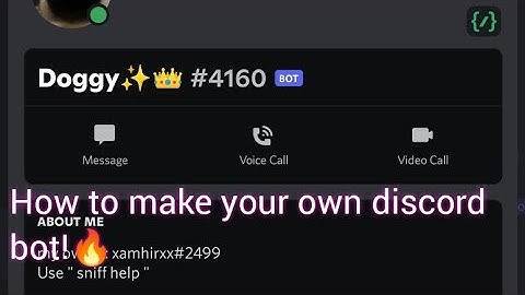How to make your own discord bot in less than 3 minutes!