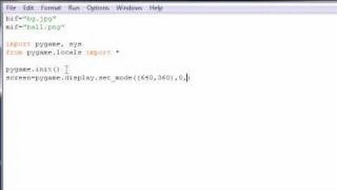 Game Development Tutorial - 2 - Basic Pygame Program