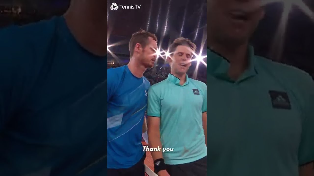 Respect Between Andy Murray and Dominic Thiem ❤️