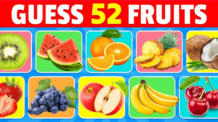 Guess the Fruit in 3 Seconds 🍍🍓🍌 | 52 Different Types of Fruit