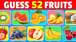 Guess the Fruit in 3 Seconds 🍍🍓🍌 | 52 Different Types of Fruit screenshot 1