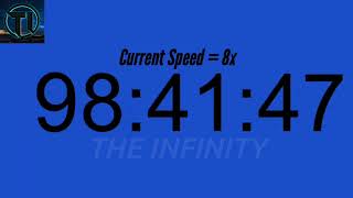 100 hour countdown timer without beeps