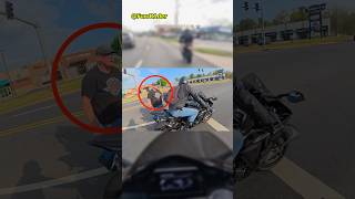 Driver Confronts Biker Over Alleged Dangerous Cut-Off