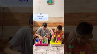 Mind+Skill challenge!who wins?🤔#kidsactivities #kidsfun #mindgames #challengevideo #youtubeshorts