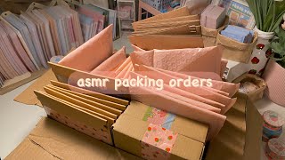 packing orders asmr ☁ real time, no music