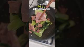 자꾸 손이가는 청경채베이컨볶음☆ #요리레시피 #간편요리 #집밥 #냉장고파먹기 #청경채베이컨볶음