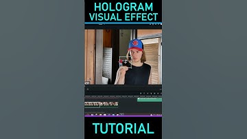 Hologram VFX TUTORIAL | Wondershare Filmora 12 #shorts #vfx #hologram #visualeffects #wondershare