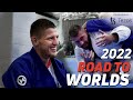 Nicholas meregali and gordon ryan train in the gi  2022 road to worlds vlog