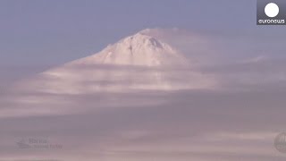 Rare footage: Volcano "Big Ben" erupts on remote, Subantarctic island