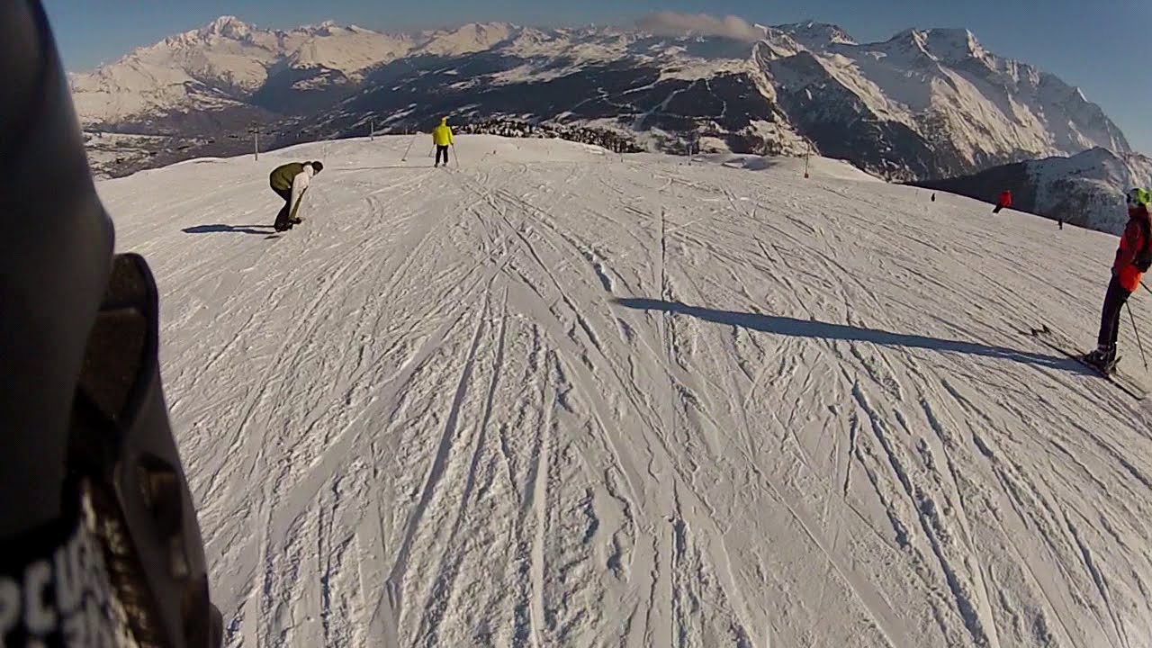 Snowboard Ski Tout schuss ou presque La Plagne 2016 GoPro Hero 2