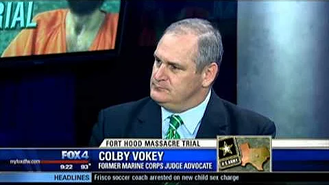 Colby Vokey speaks on Fort Hood Massacre Trial