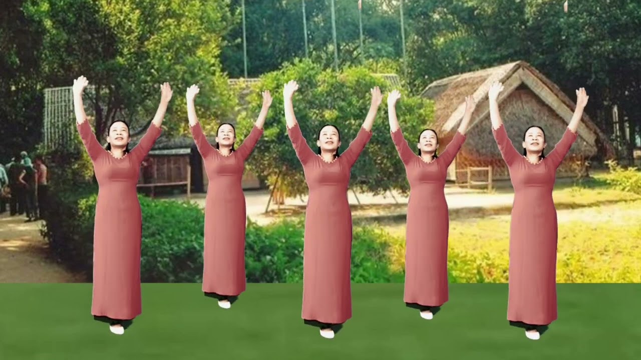 MỘT ĐỜI VẸN NGHĨA NƯỚC NON/Biên đạo múa dân vũ mới,dễ tập