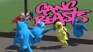 Gang Beasts  - Death By Cape! (Gang Beasts Online Gameplay feat MattShea & Oompaville)(Gang Beasts is back for some more online Gang Beasts action! In today's episode of Gang Beasts we are greeted by two new beasts, Matt Shea and Oompaville ..., 2016-05-19T16:00:01.000Z)