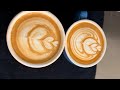 How to make simple latte art basic tulips 🌷 #latteart #shortvideo #coffee #barista #shortvideo #tren