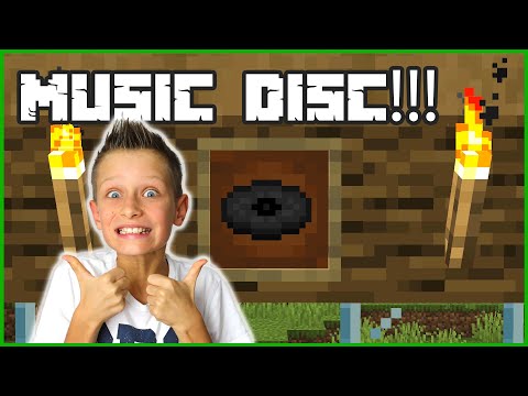 I GOT A MUSIC DISC IN MINECRAFT!!!
