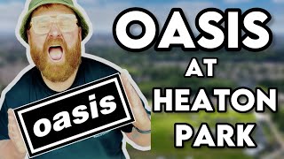 Oasis Reunion LIVE at Heaton Park – Insane Crowd + Festival Food Tour! 🎸 🇬🇧